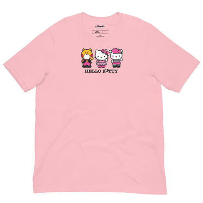 Hello Kitty Rockin' Trio Tee Apparel Printful Pink S
