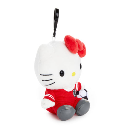Hello Kitty Soccer Mascot Clip (Activities Series) Plush NAKAJIMA CORPORATION