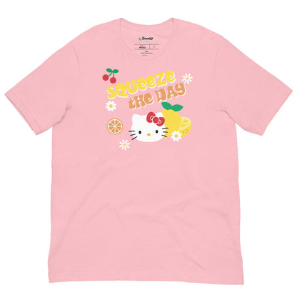 Hello Kitty Squeeze The Day Tee Apparel Printful Pink S