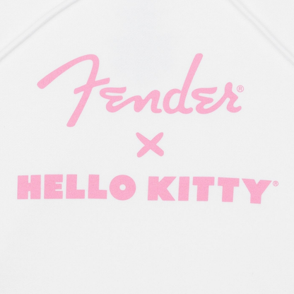 Hello Kitty x Fender White Sleeve Logo Hoodie Apparel FENDER