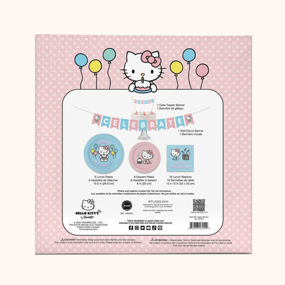 Hello Kitty x Studio Oh! Happy Birthday Paper Party Pack Paper Tableware Studio Oh!