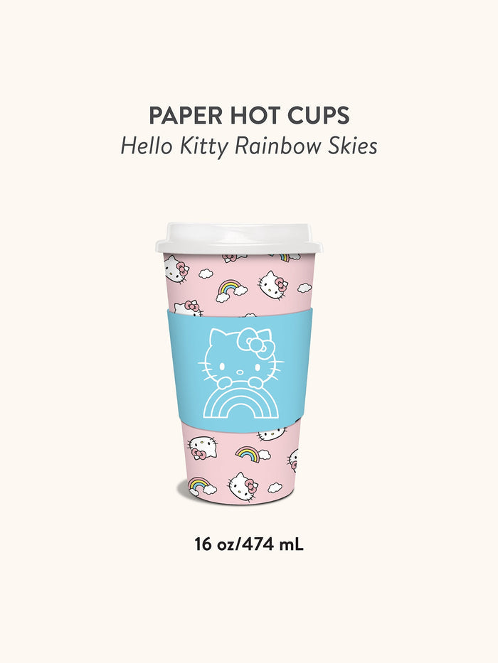 Hello Kitty x Studio Oh! Rainbow Skies Paper Hot Cups Paper Hot Cups Studio Oh!