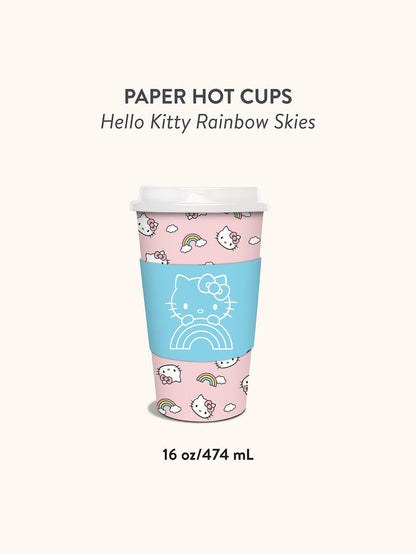 Hello Kitty x Studio Oh! Rainbow Skies Paper Hot Cups Paper Hot Cups Studio Oh!
