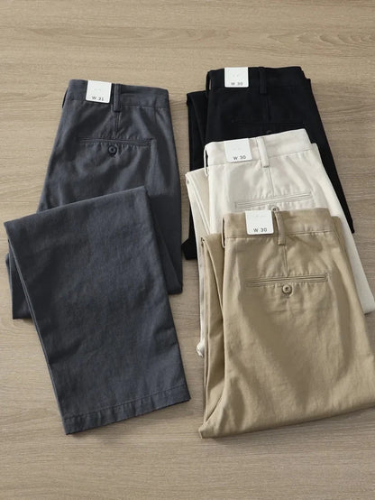 Herman cotton pants - AntoniosClothing - Khaki