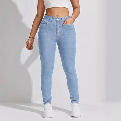 High-Waist Skinny Jeans – Hip-Lift Pencil Cut