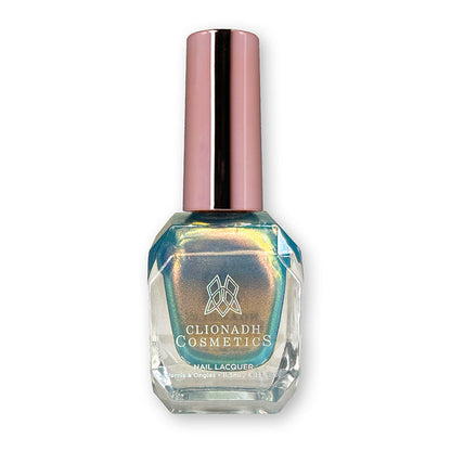 Hilt Nail Lacquer bottle in front of a white background.