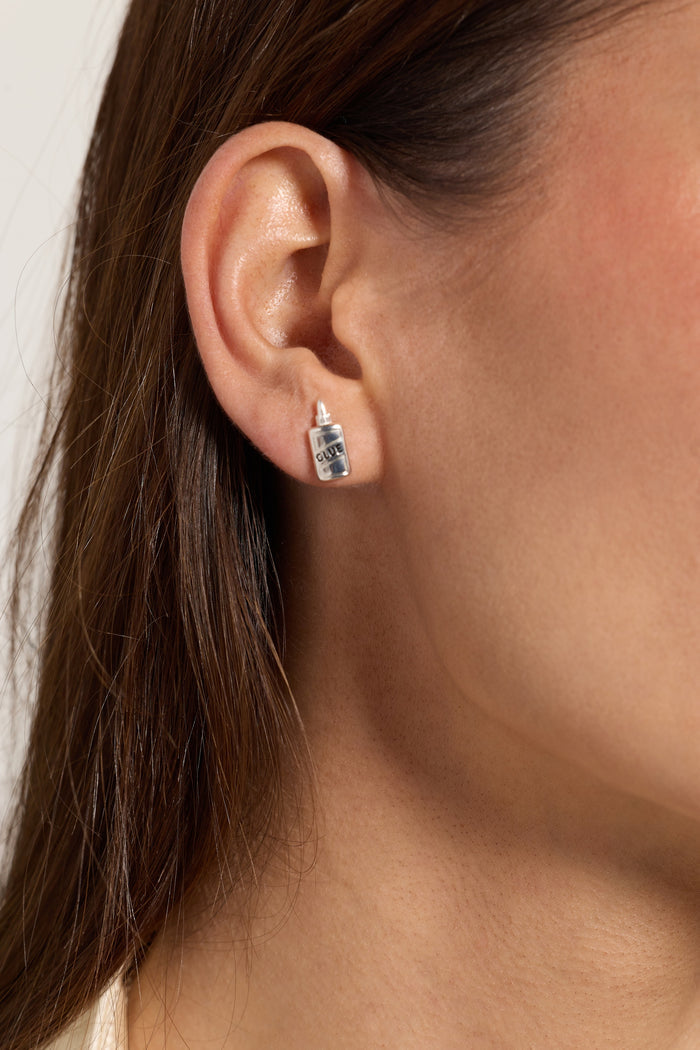 'Holding Us All Together' Glue & Stapler Stud Earring Set