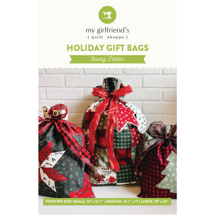 Holiday Gift Bags (Downloadable pattern)