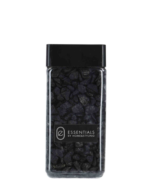 Home & Styling 550ml Decoration Stones - Black