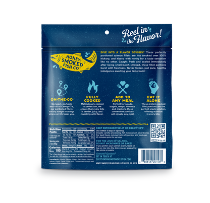 Honey Smoked Salmon® 4-Pack Original Convenience Pack— Eight Packages