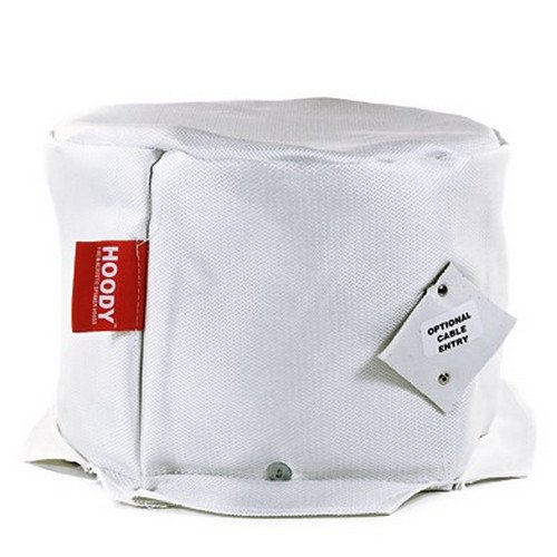 HOODY 1 Ceiling Speaker Acoustic Fire Hood For 5 to 6 Inch Round Speakers (Single) White