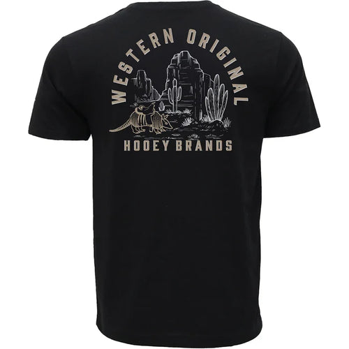 Hooey Men's Desert Dillo Graphic Tee in Black