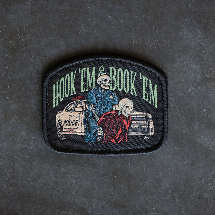 Hook 'Em & Book 'Em - Patch