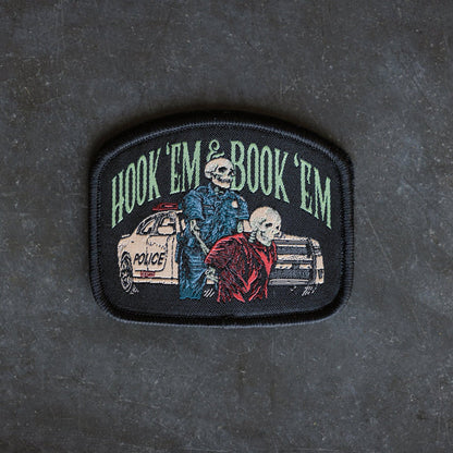 Hook 'Em & Book 'Em - Patch