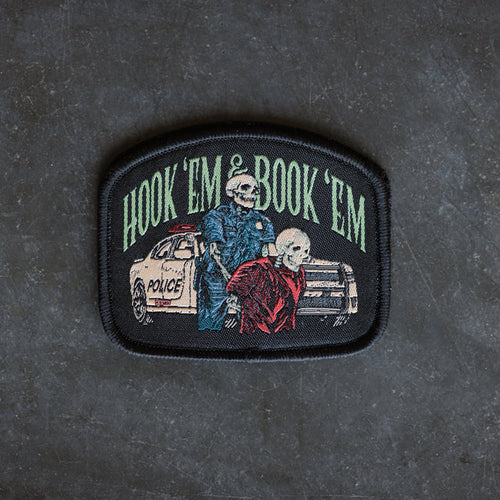 Hook 'Em & Book 'Em - Patch