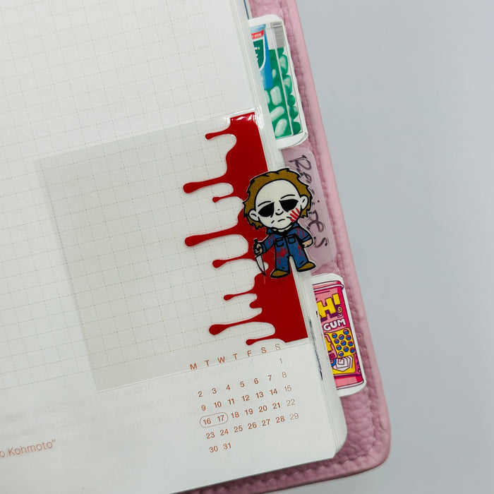 Horror Character Mini Tab Planner Dividers - SIDE TABS