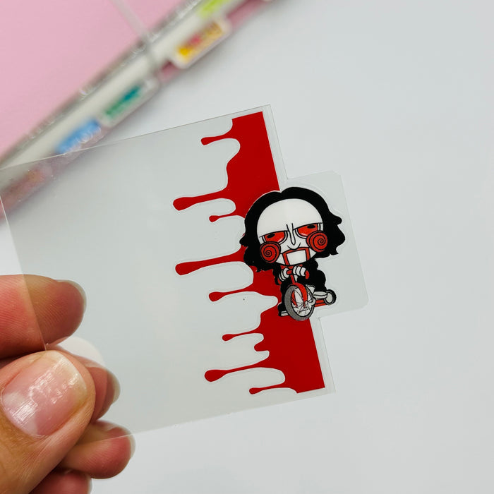 Horror Character Mini Tab Planner Dividers - SIDE TABS