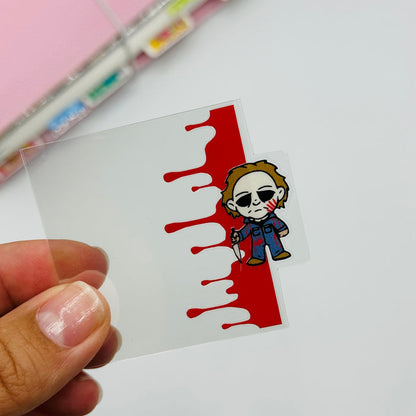Horror Character Mini Tab Planner Dividers - SIDE TABS