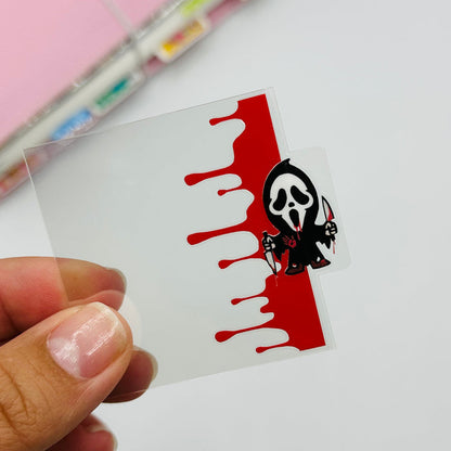 Horror Character Mini Tab Planner Dividers - SIDE TABS
