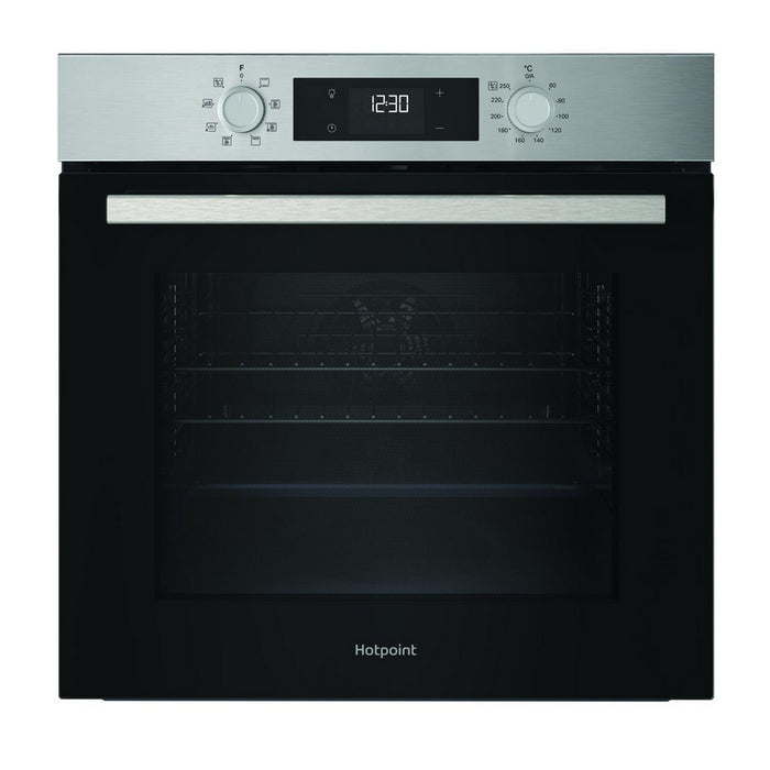 Hotpoint HO255HXUK Class 2 60cm Built-In Single Multifunction Oven with Multiflow Stainless Steel