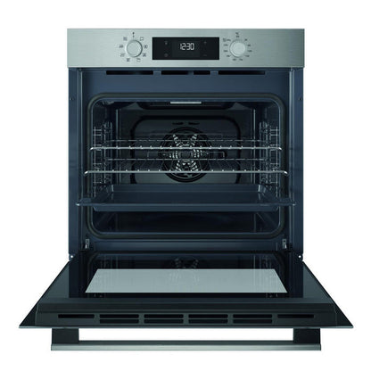 Hotpoint HO255HXUK Class 2 60cm Built-In Single Multifunction Oven with Multiflow Stainless Steel