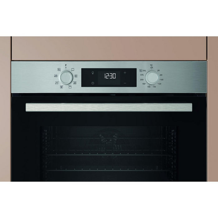 Hotpoint HO255HXUK Class 2 60cm Built-In Single Multifunction Oven with Multiflow Stainless Steel