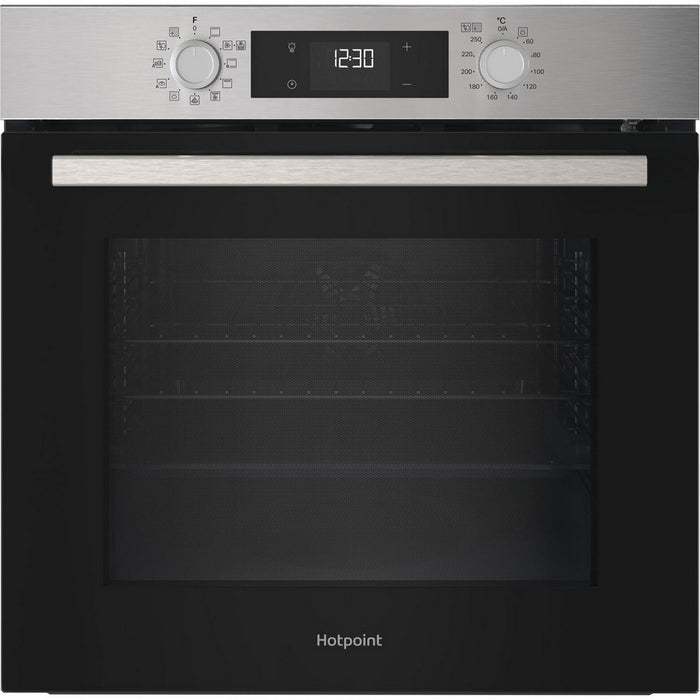 Hotpoint HO278PXUK Class 2 60cm Built In Electric Single Multifunction Pyrolytic Oven Silver