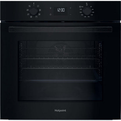 Hotpoint HO455HBUK Class 2 Built-In Single Multifunction Oven with Multiflow Black