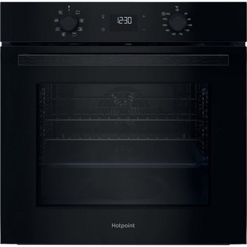 Hotpoint HO455HBUK Class 2 Built-In Single Multifunction Oven with Multiflow Black