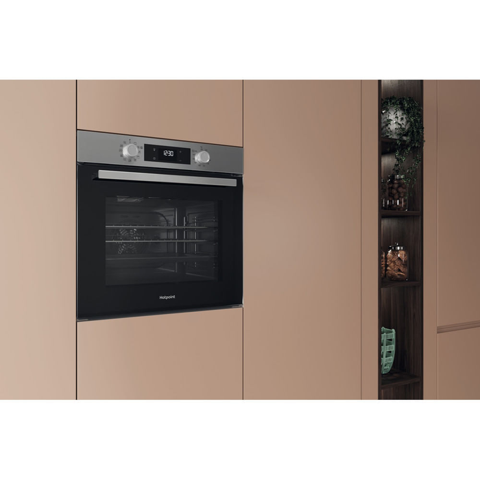 Hotpoint HOM258HXUK Class 2 Multiflow Built-In Electric Single Oven Stainless Steel
