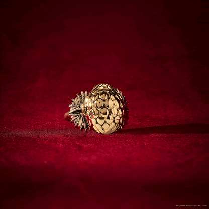 House of the Dragon™ 'Fire Will Reign' Dragon Egg Locket Ring