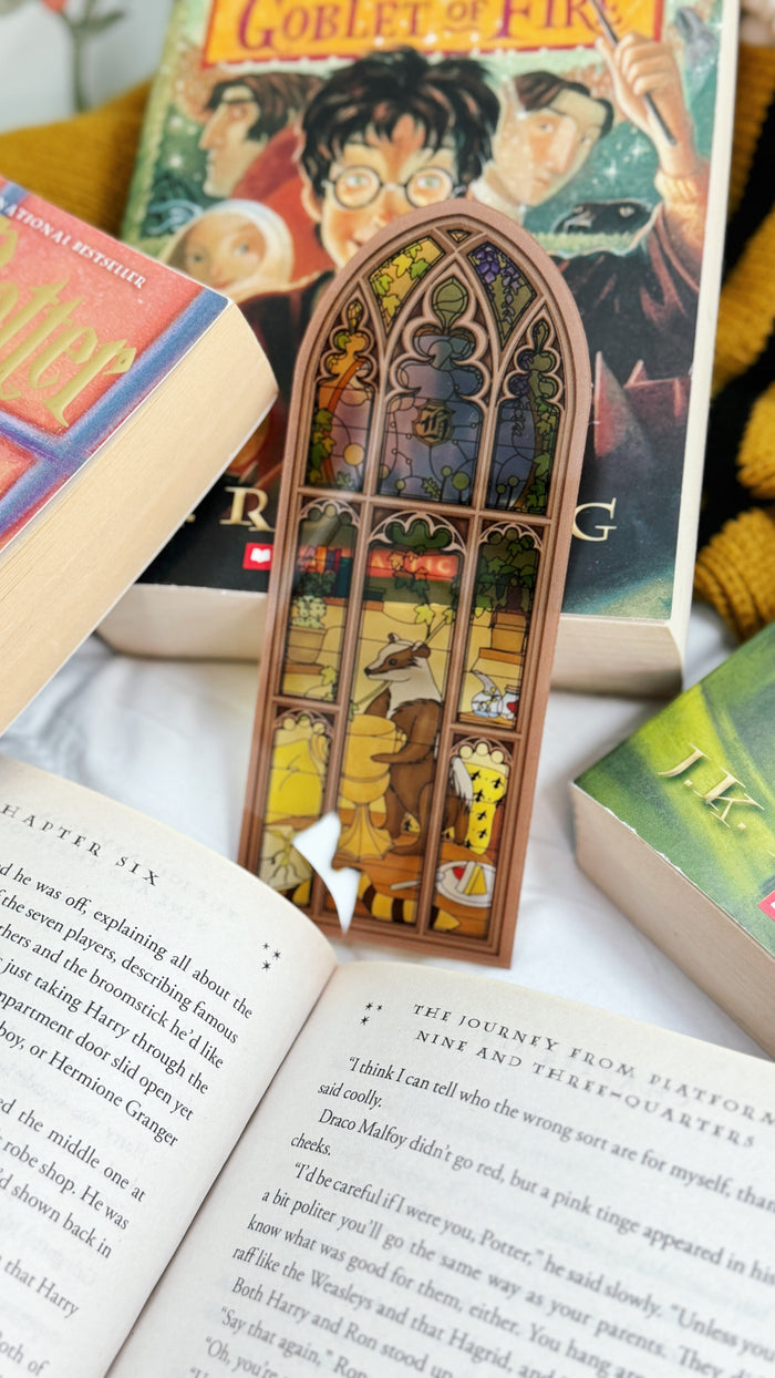 House Stained Glass Bookmark