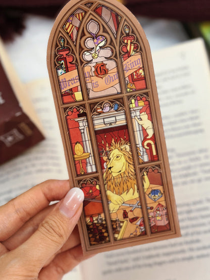 House Stained Glass Bookmark