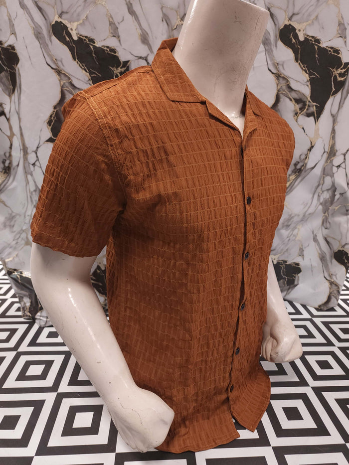 HSB-725-1 BROWN - Maha fashions -  Men Clothing