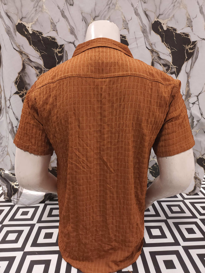 HSB-725-1 BROWN - Maha fashions -  Men Clothing