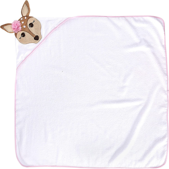 Hudson Baby Animal Hooded Towel Fawn 33in x 33in