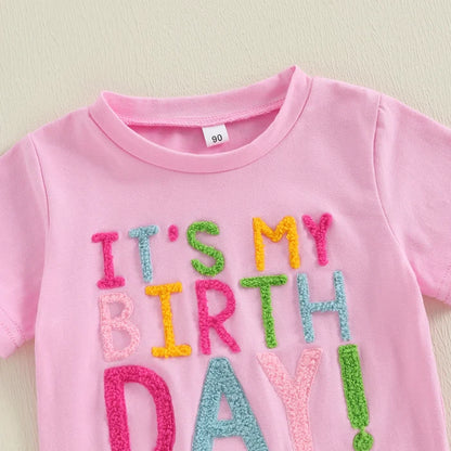 IT'S MY BIRTHDAY Pink Tutu Skirt Outfit