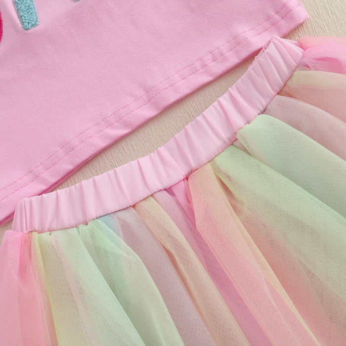 IT'S MY BIRTHDAY Pink Tutu Skirt Outfit