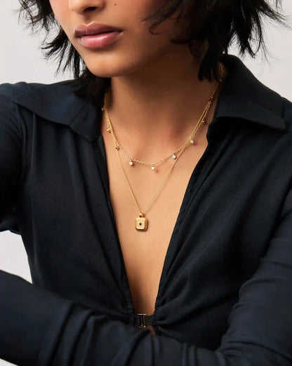 January Birthstone Pendant Necklace | 18k Gold Vermeil/Garnet Necklaces Missoma