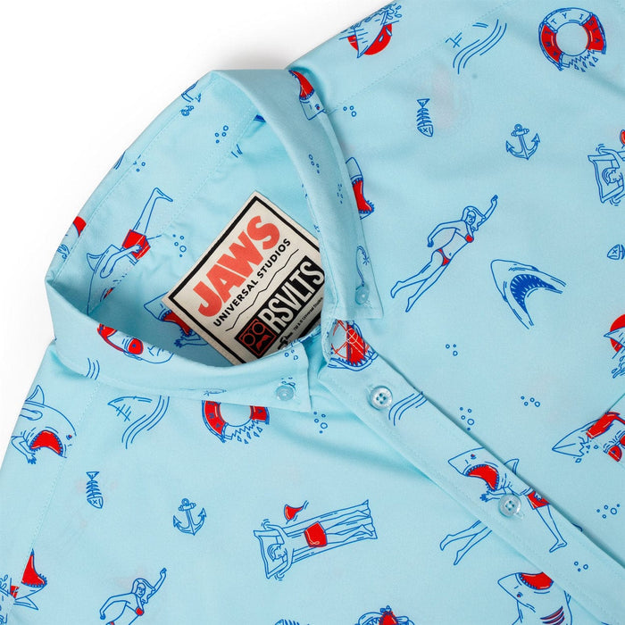 RSVLTS Jaws Short Sleeve Shirt Jaws "Amity Island Welcomes You" – KUNUFLEX Short Sleeve Shirt
