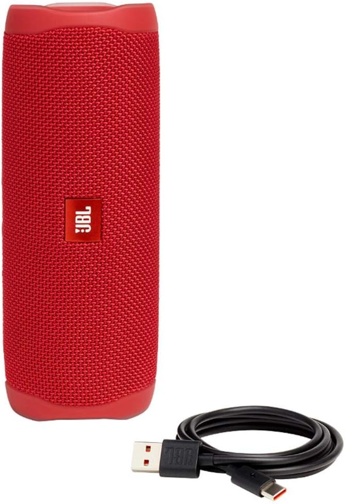 JBL Flip 5 IPX7 Waterproof Portable Bluetooth Speaker Red