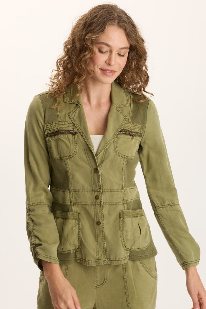 XCVI Jesper Soft Twill Utility Jacket