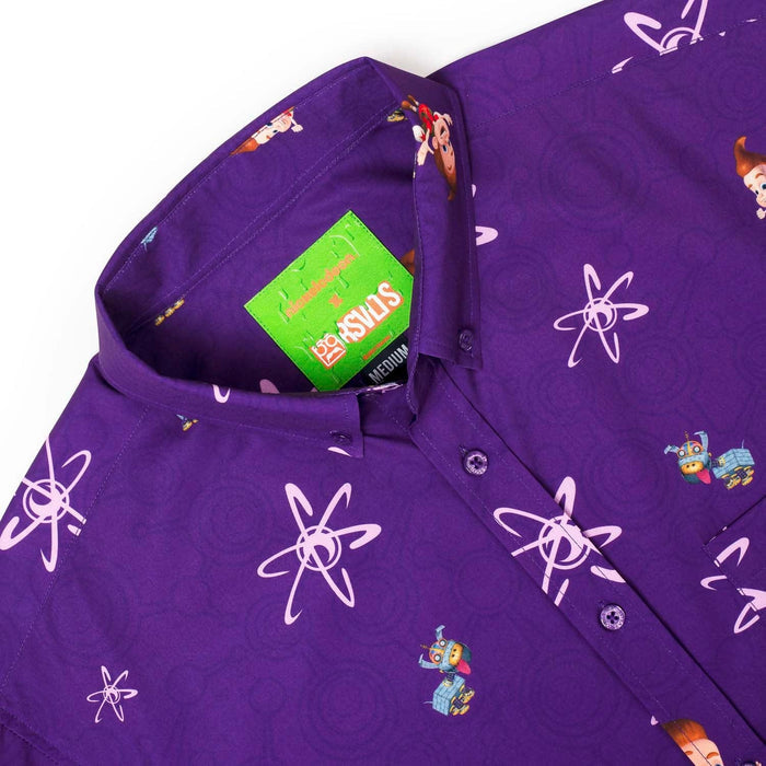 RSVLTS Nickelodeon Jimmy Neutron "Brain Blast" _ KUNUFLEX Short Sleeve Shirt