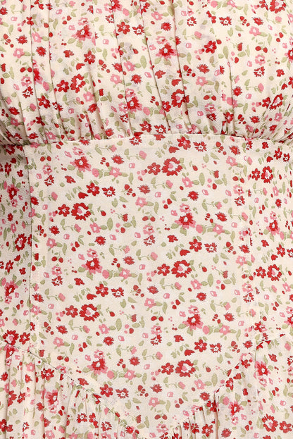 Petal and Pup USA DRESSES Jody Strapless Maxi Dress - Floral (Hold for Rack)