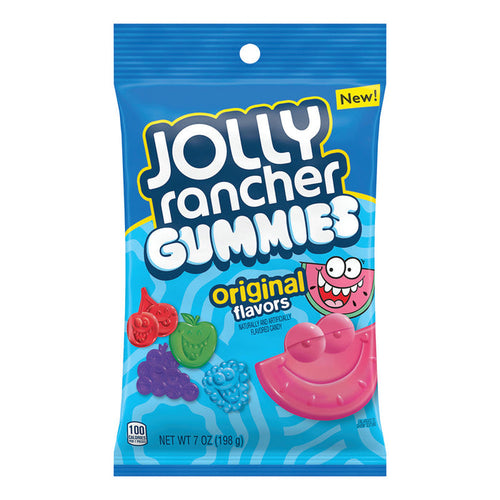 Jolly Rancher Original Flavors Gummy Candy Peg Bag - 12 Count