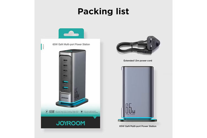 Joyroom 65W Multi-Port GaN Charger | HL-TCM02