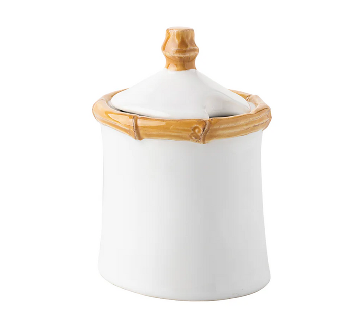 Juliska Bamboo Sugar Bowl with Lid - Natural
