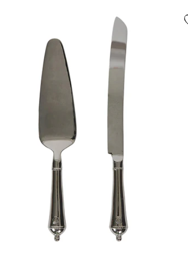 Juliska Berry and Thread Cake Knife and Server - Set/2 Polished