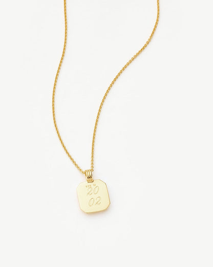 June Birthstone Pendant Necklace | 18k Gold Vermeil/Rainbow Moonstone Necklaces Missoma