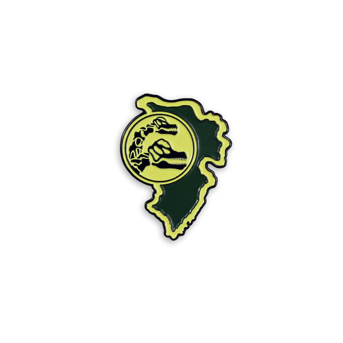 Jurassic Park – Brachiosaurus Paddock Sign Enamel Pin
